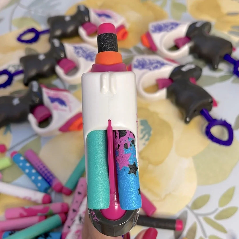 🔥 SALE Nerf Rebelle Dart Blaster 6 piece with foam darts